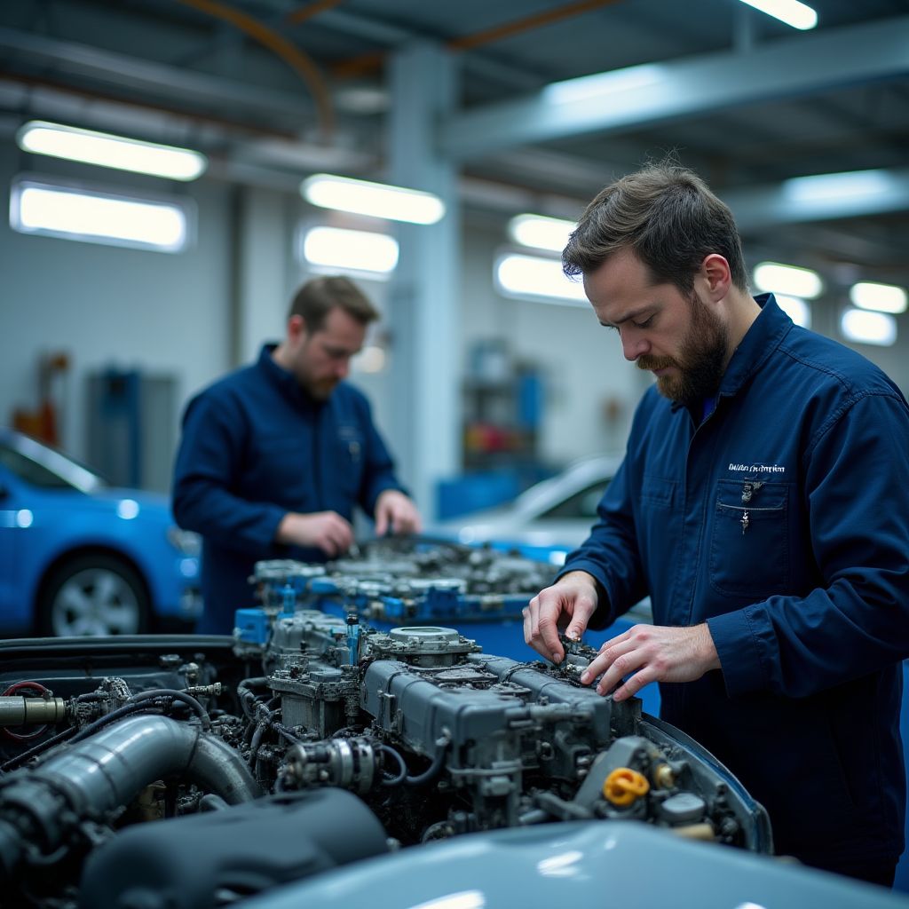Equipo de AutoTech trabajando en soluciones tecnológicas